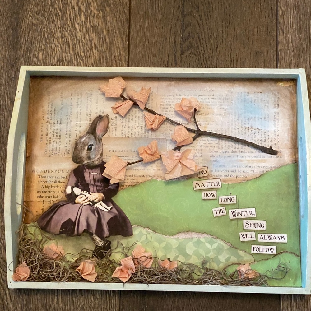 New spring tray Etsy 14.5 x 11